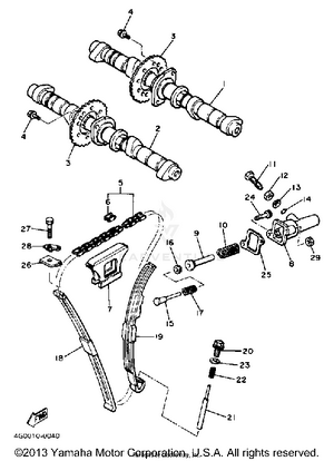 Camshaft Chain Schematic