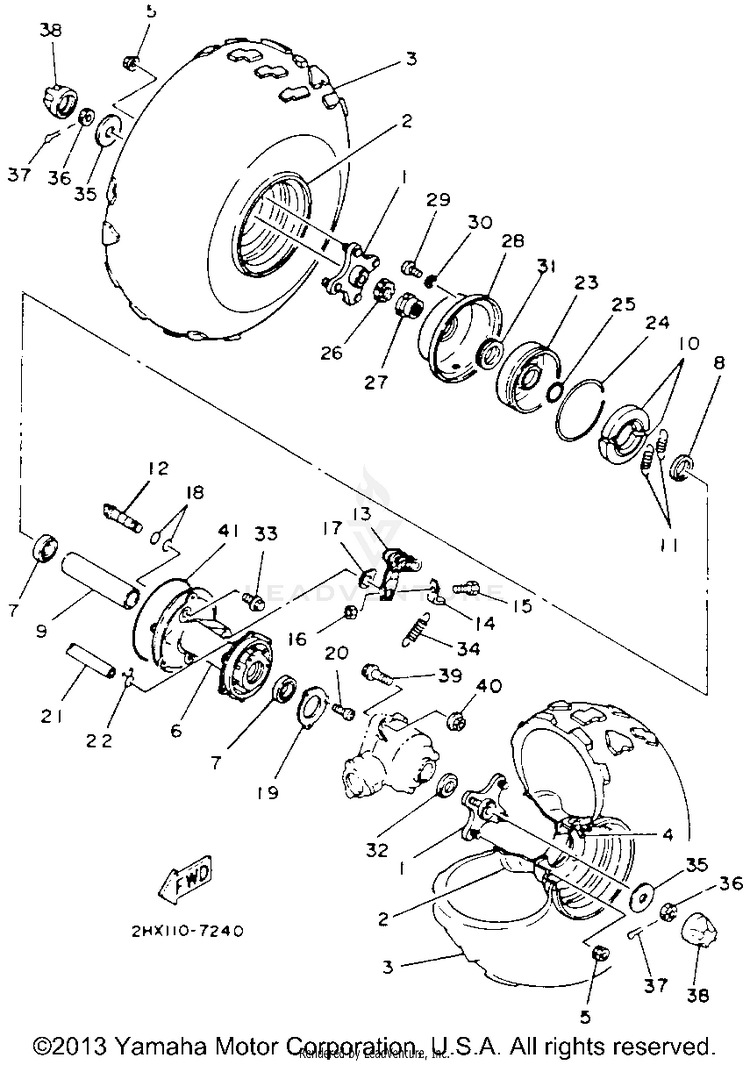 Rear Wheel Schematic