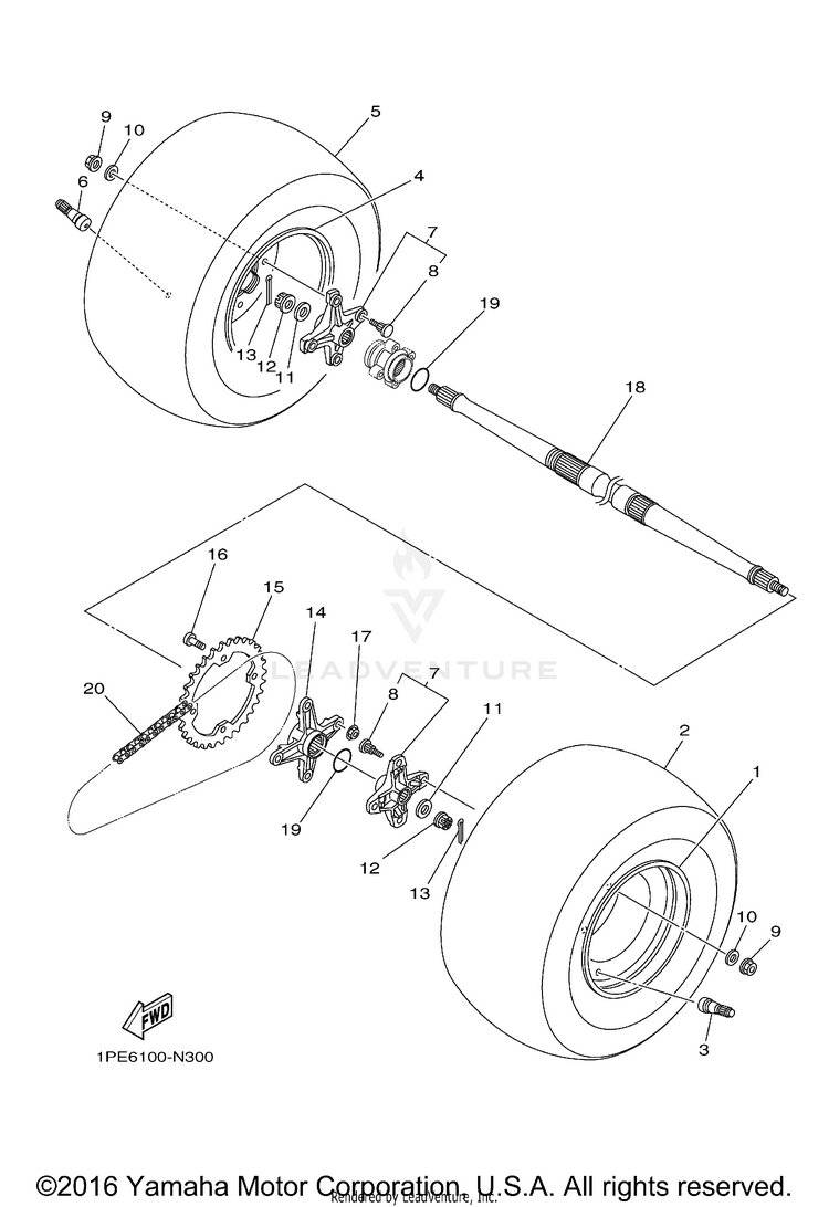 Rear Wheel Schematic