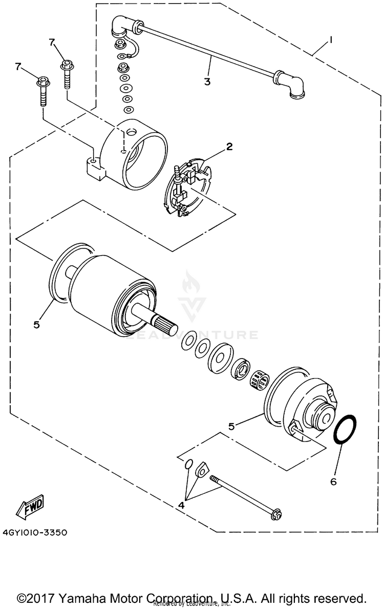 Starting Motor Schematic