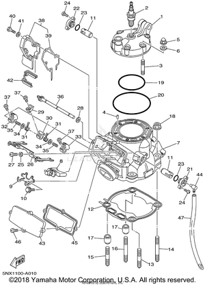 Cylinder Head Schematic