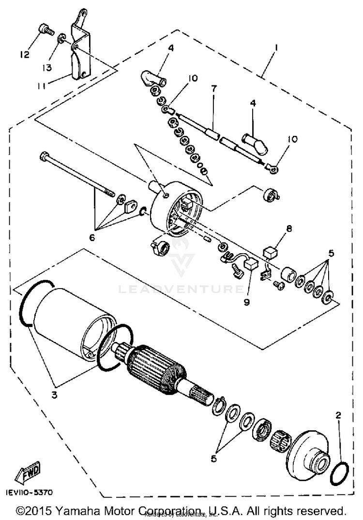 Starting Motor Schematic