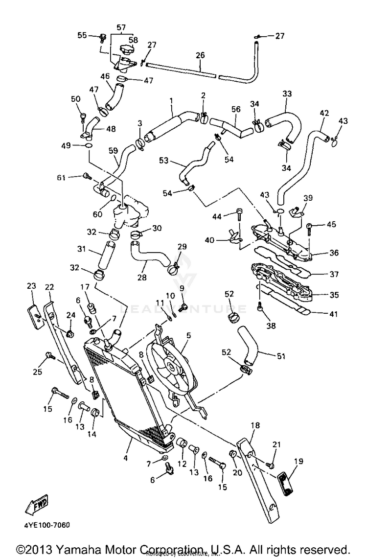 Radiator Hose Schematic