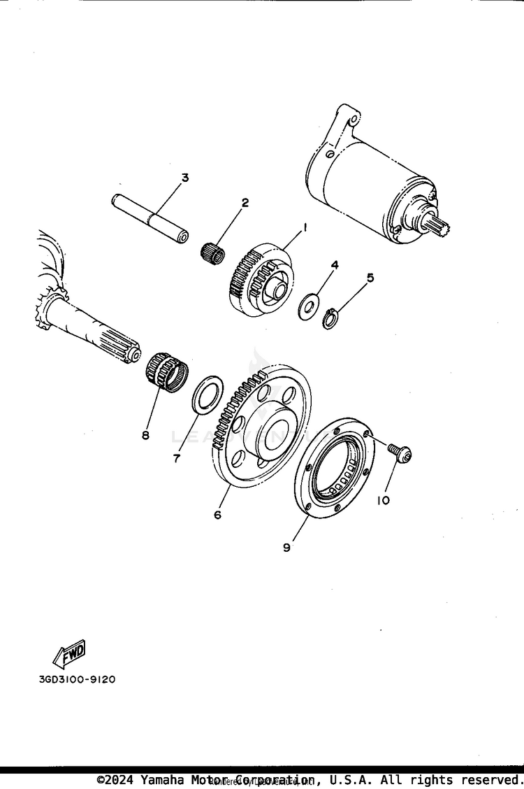 Starter Clutch Schematic