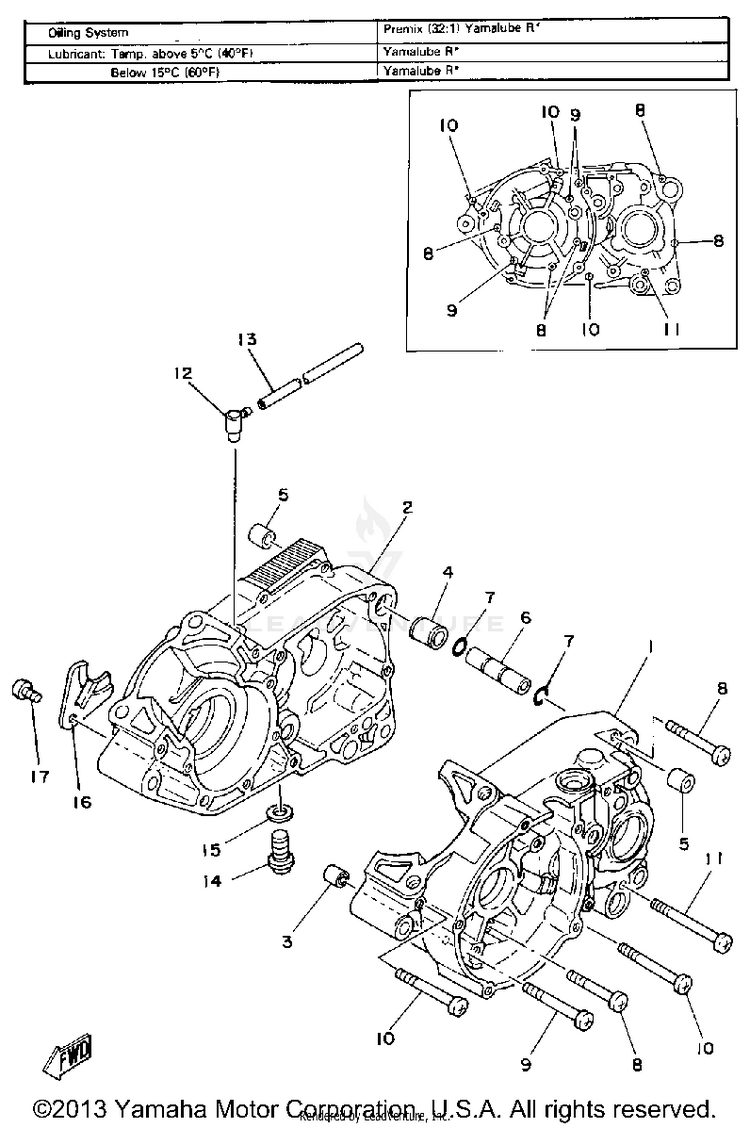 Crankcase Schematic