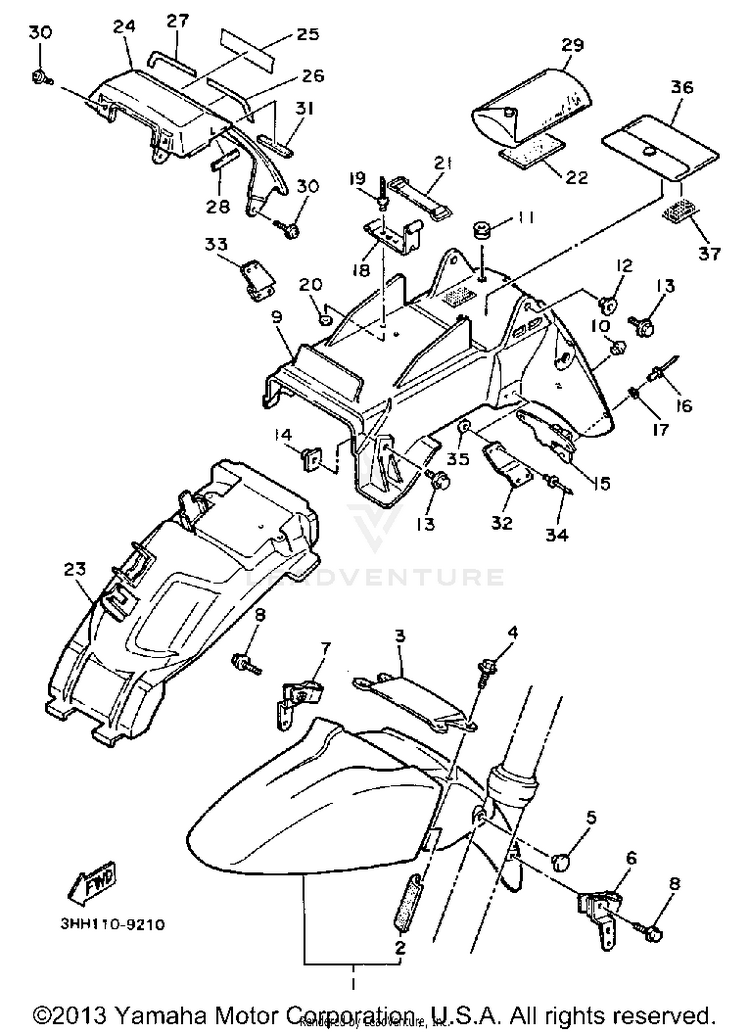 Fender FZR600AC - 1990 Schematic