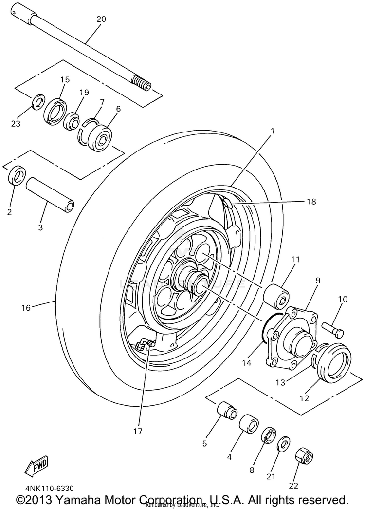Rear Wheel Schematic