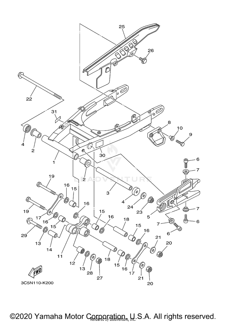Rear Arm Schematic
