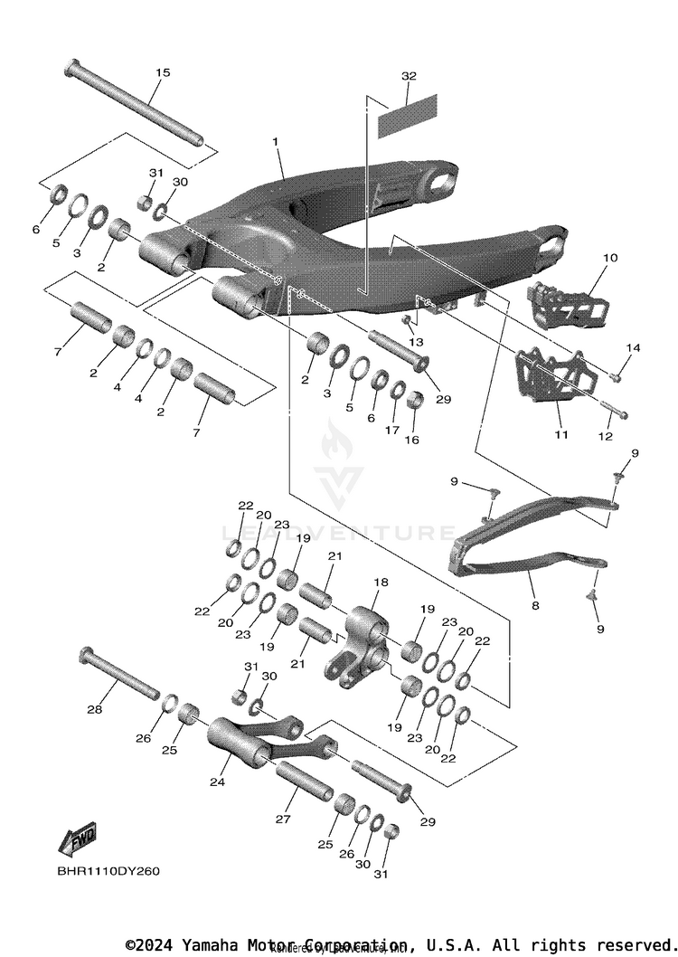 Rear Arm Schematic