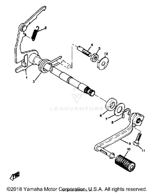 Shift Shaft Schematic