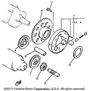 Starter Clutch Schematic