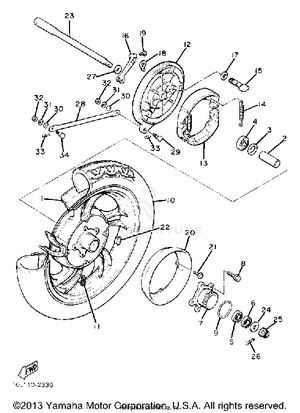 Rear Wheel Schematic