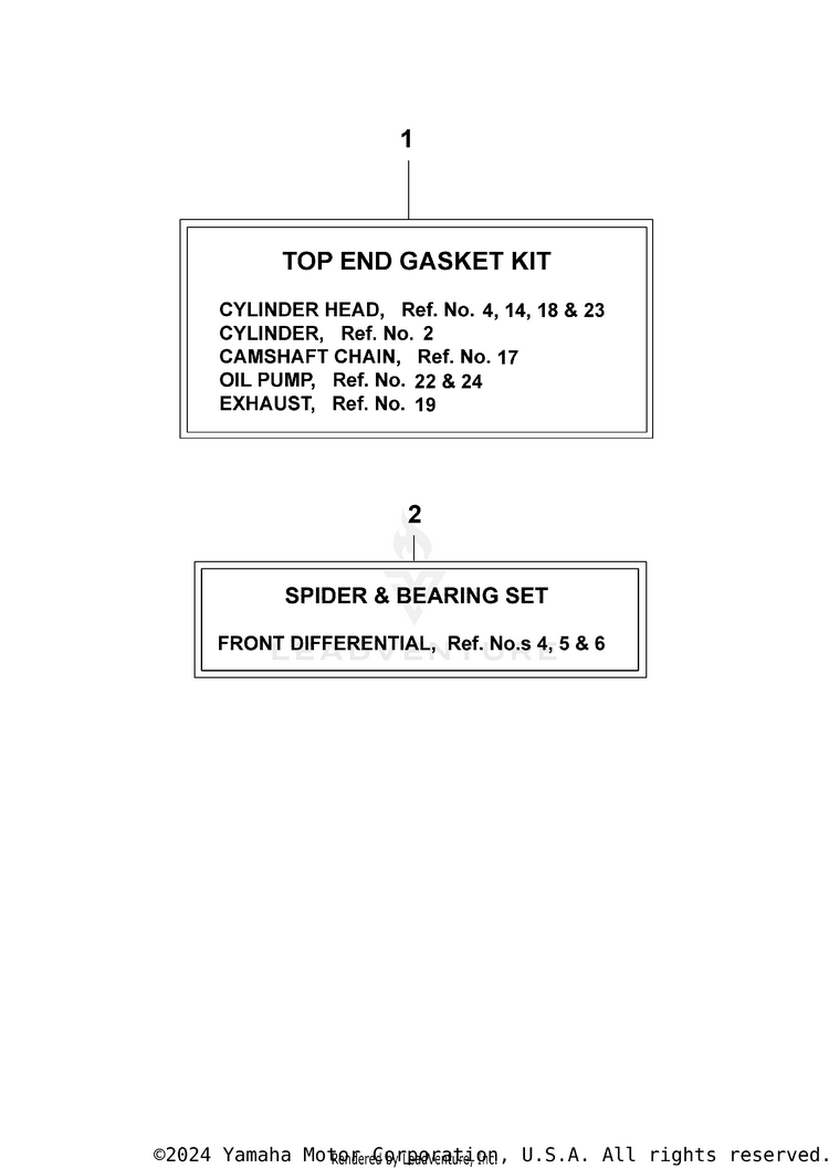 Alternate Parts RHINO 700 FI SPORT E - YXR7FSP2Y - 2009 Schematic