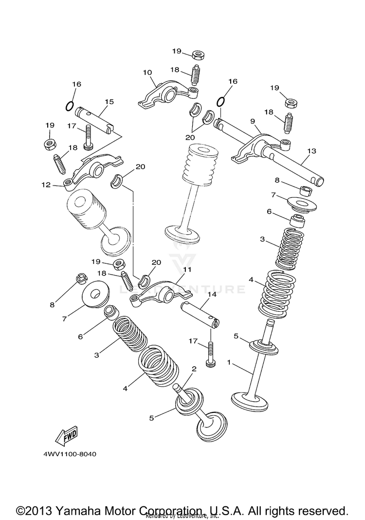 Valve GRIZZLY YFM600FHN GRIZZLY REALTREE HUNTER - YFM600FHN - 2001 Schematic