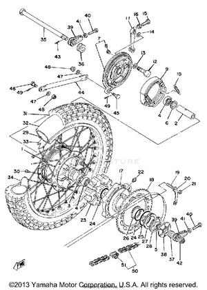 Rear Wheel Schematic