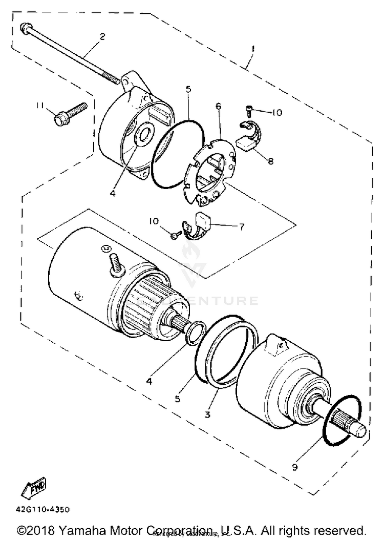 Starting Motor Schematic
