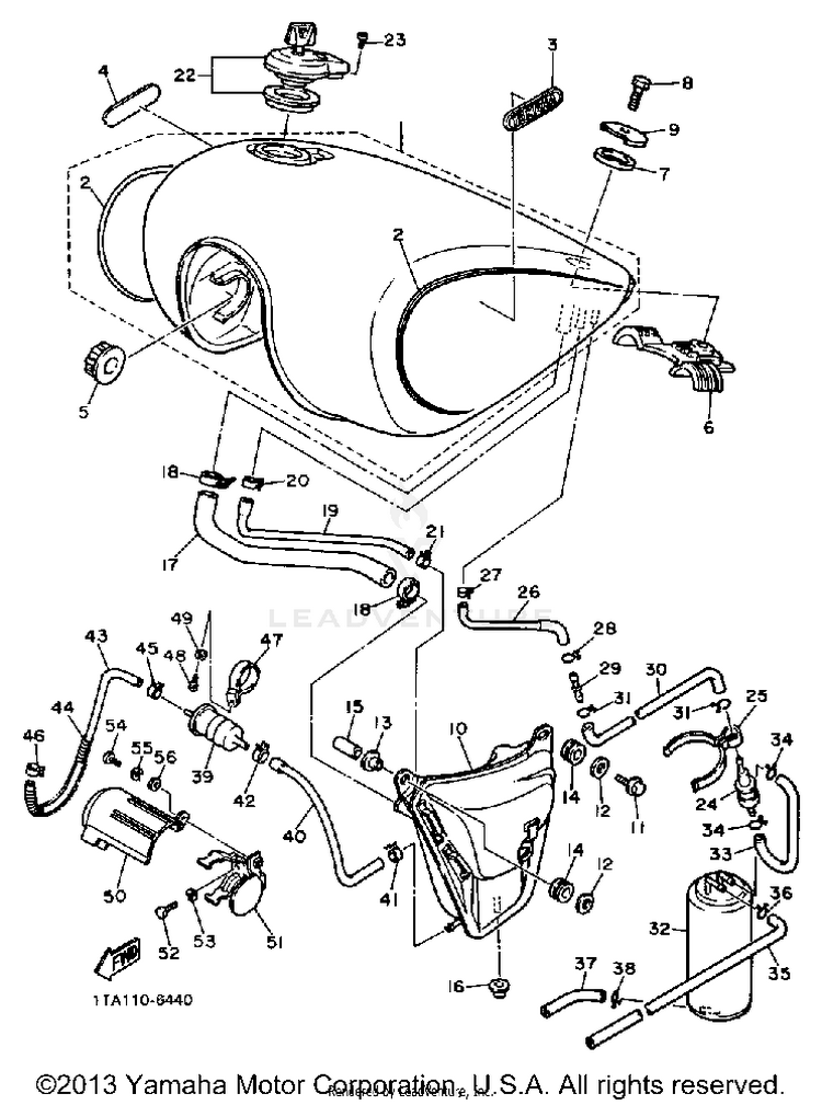 Fuel Tank Xv1100sc Tc Schematic