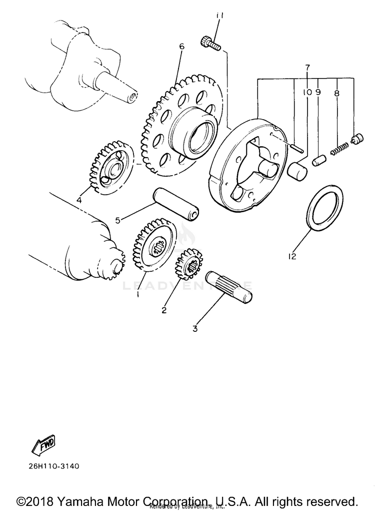Starter Clutch Schematic