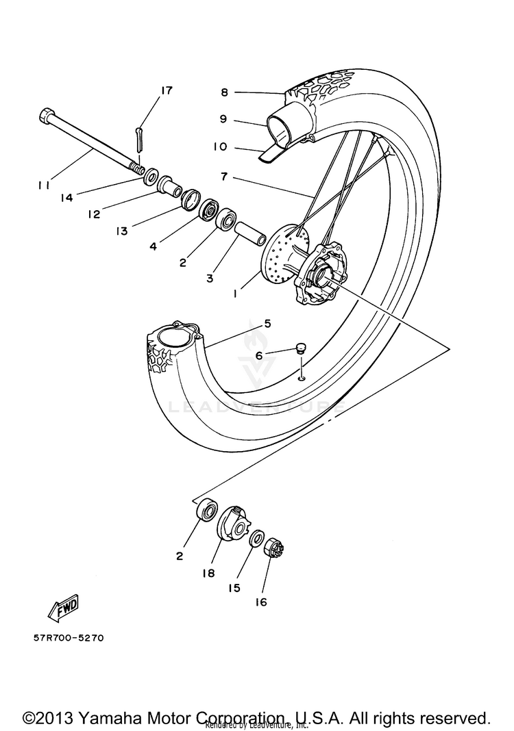 Front Wheel Schematic