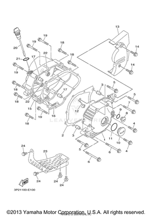 Crankcase Cover 1 Schematic