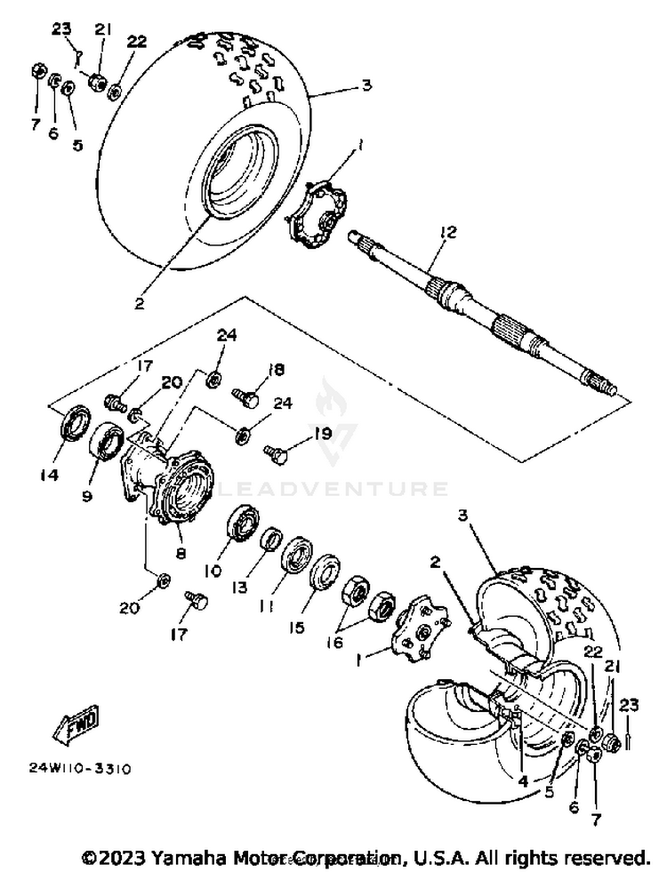 Rear Wheel Schematic