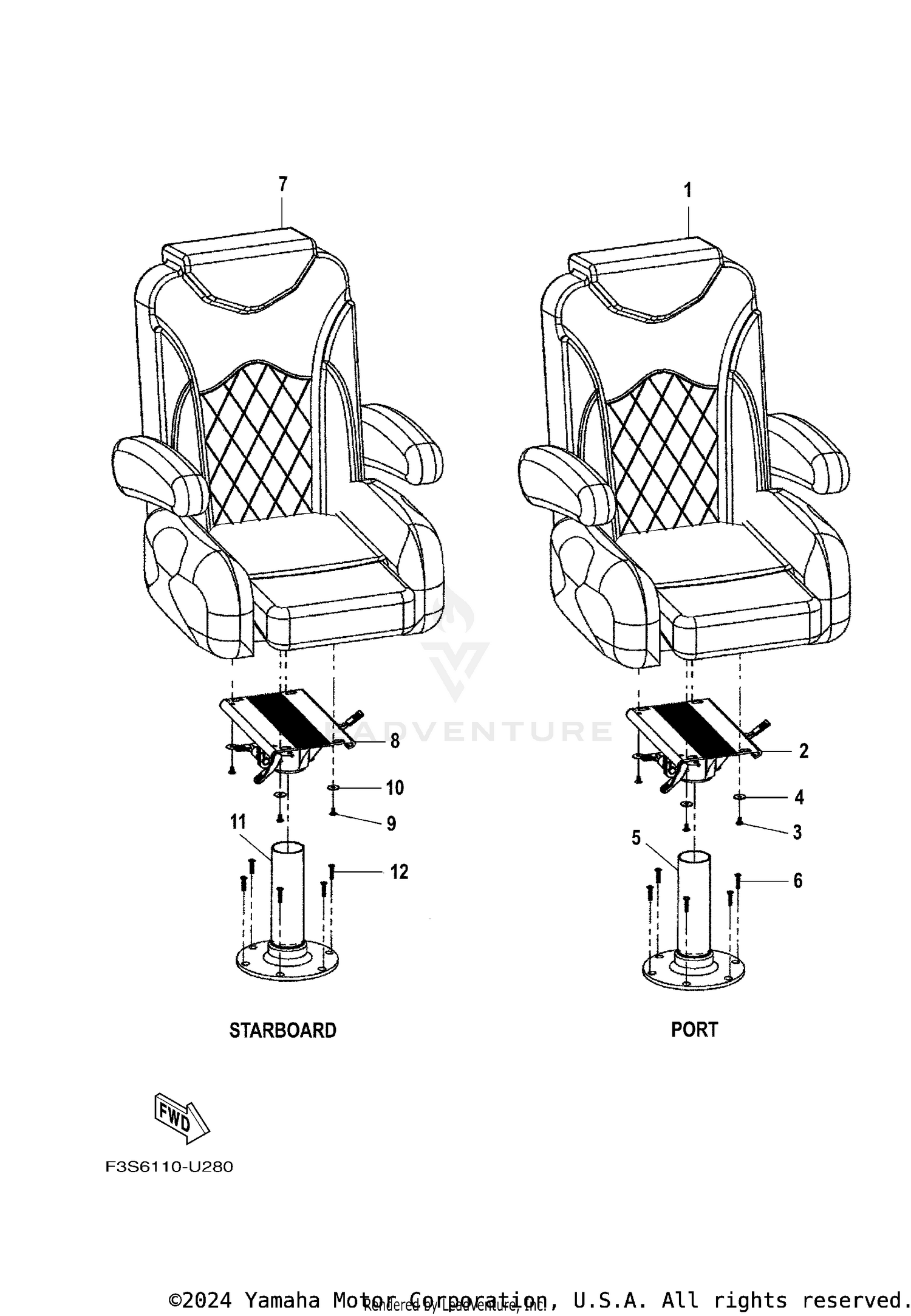 SWIVEL SEAT