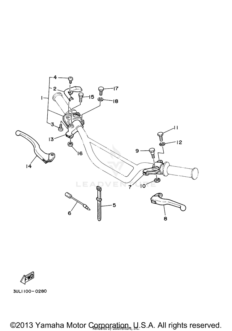 Handle Switch - Lever Schematic