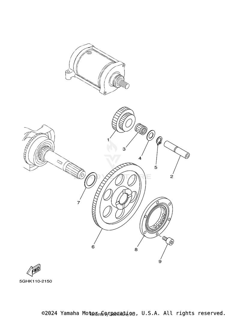Starter Clutch Schematic