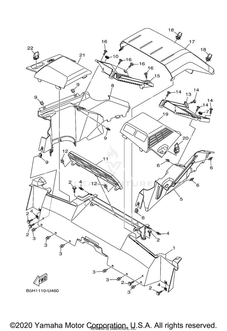 Carrier 2 YXZ1000R SS SE CAL - YXZ10YCCMW - 2021 Schematic