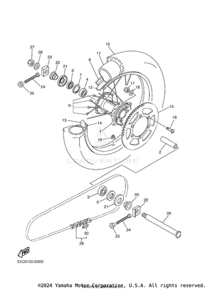 Rear Wheel Schematic