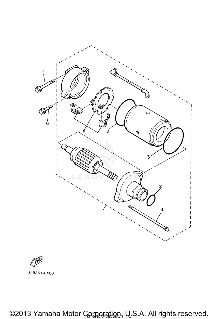 Starting Motor Schematic