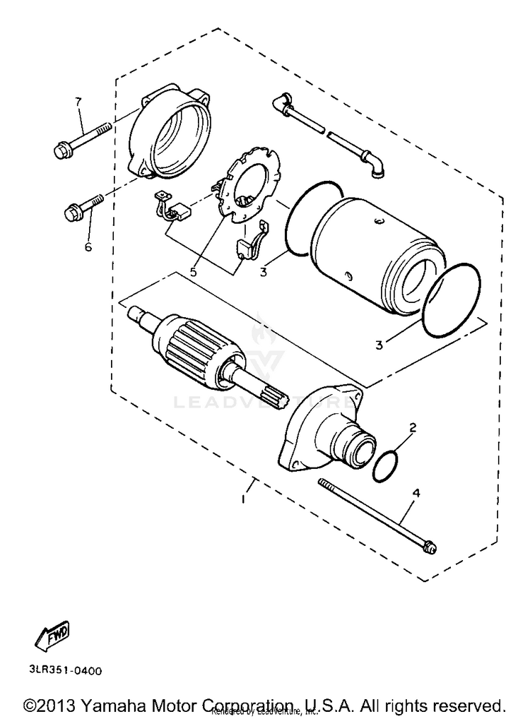 Starting Motor Schematic