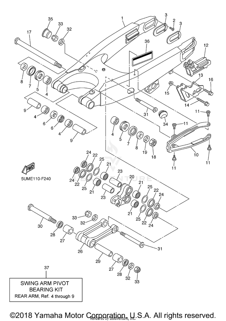Rear Arm Schematic