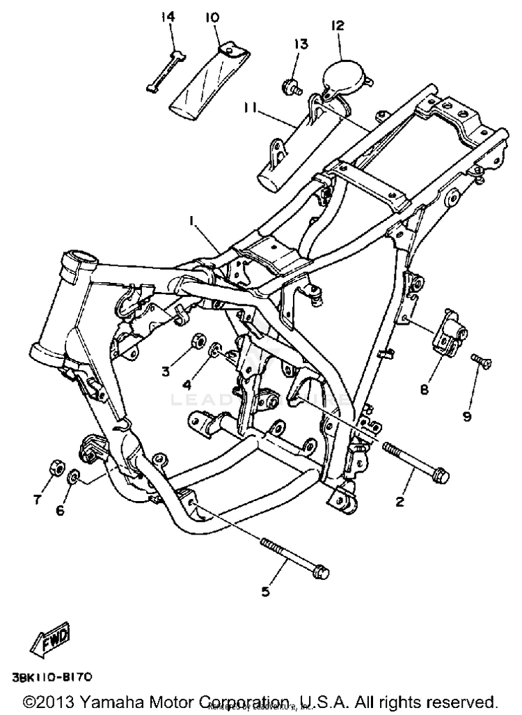 Frame DT50L - 1988 Schematic