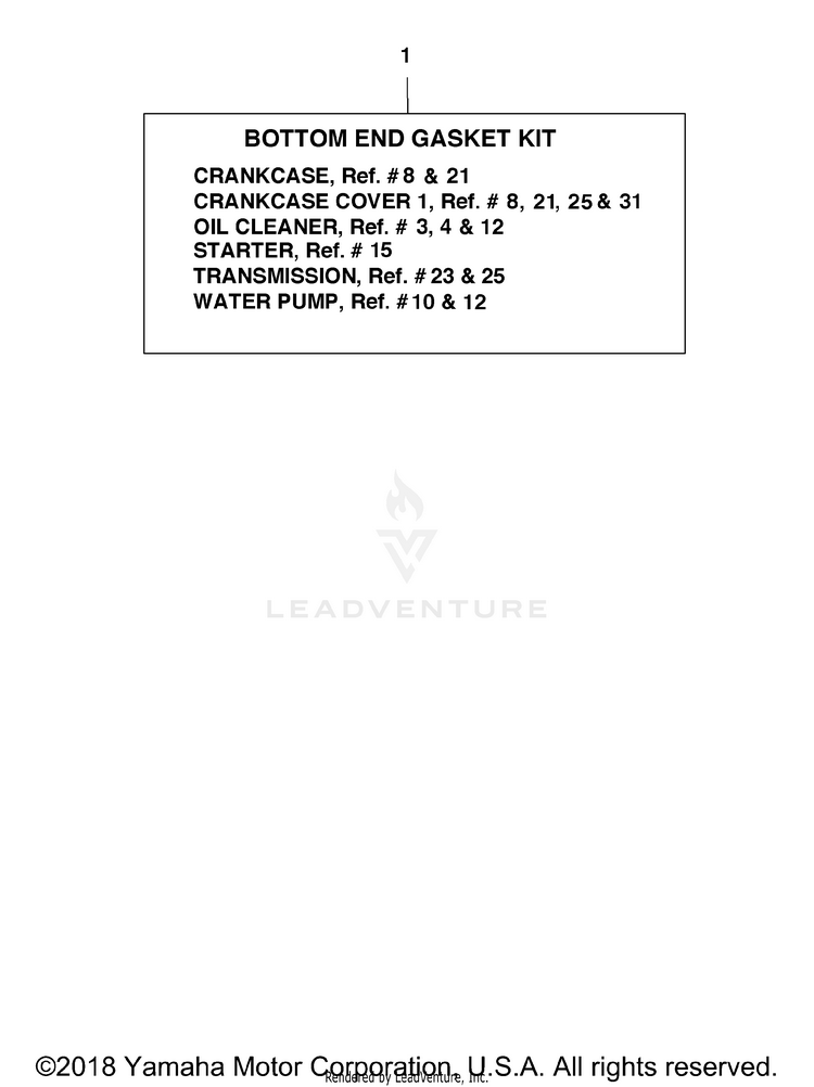 Alternate Parts Kits Schematic