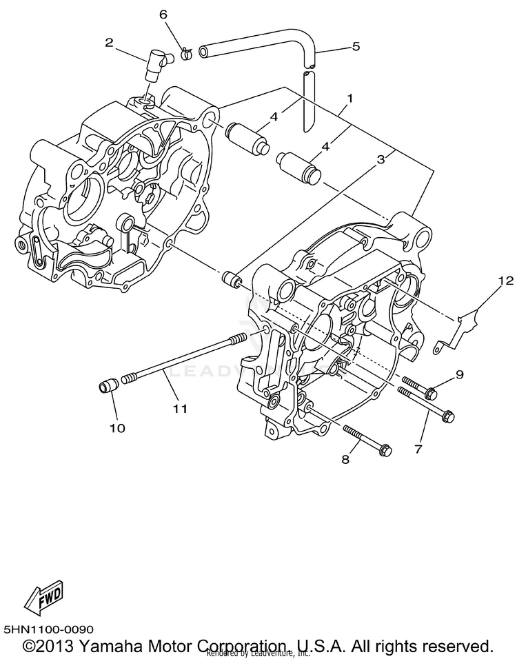 Crankcase Schematic