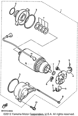 Starting Motor Schematic