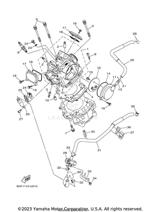 Cylinder Head Schematic