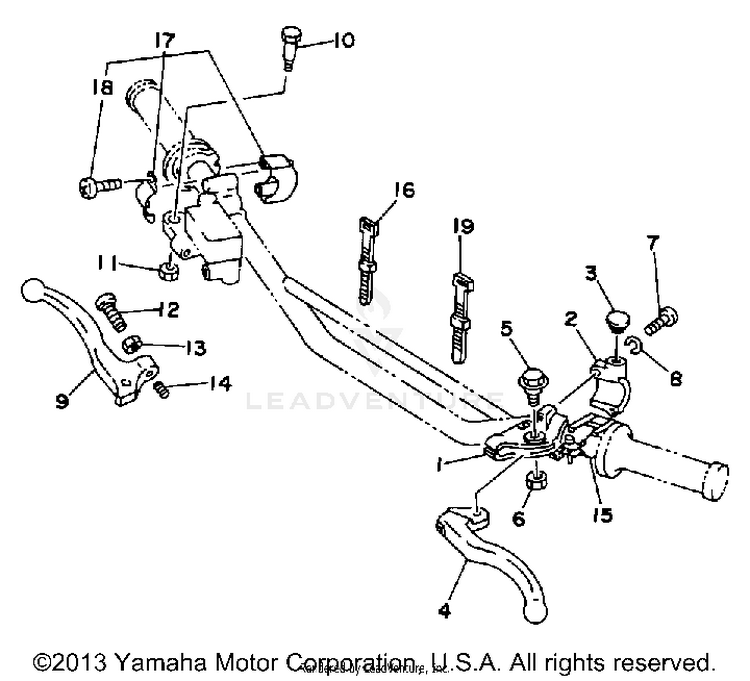 Handle Switch Lever Schematic