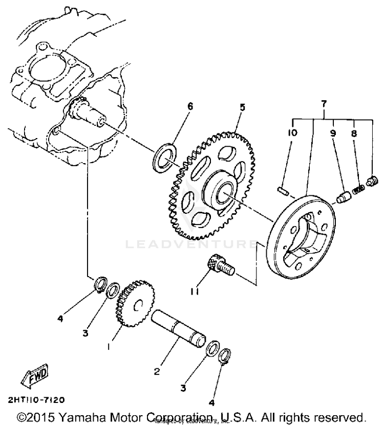 Starter Clutch Schematic
