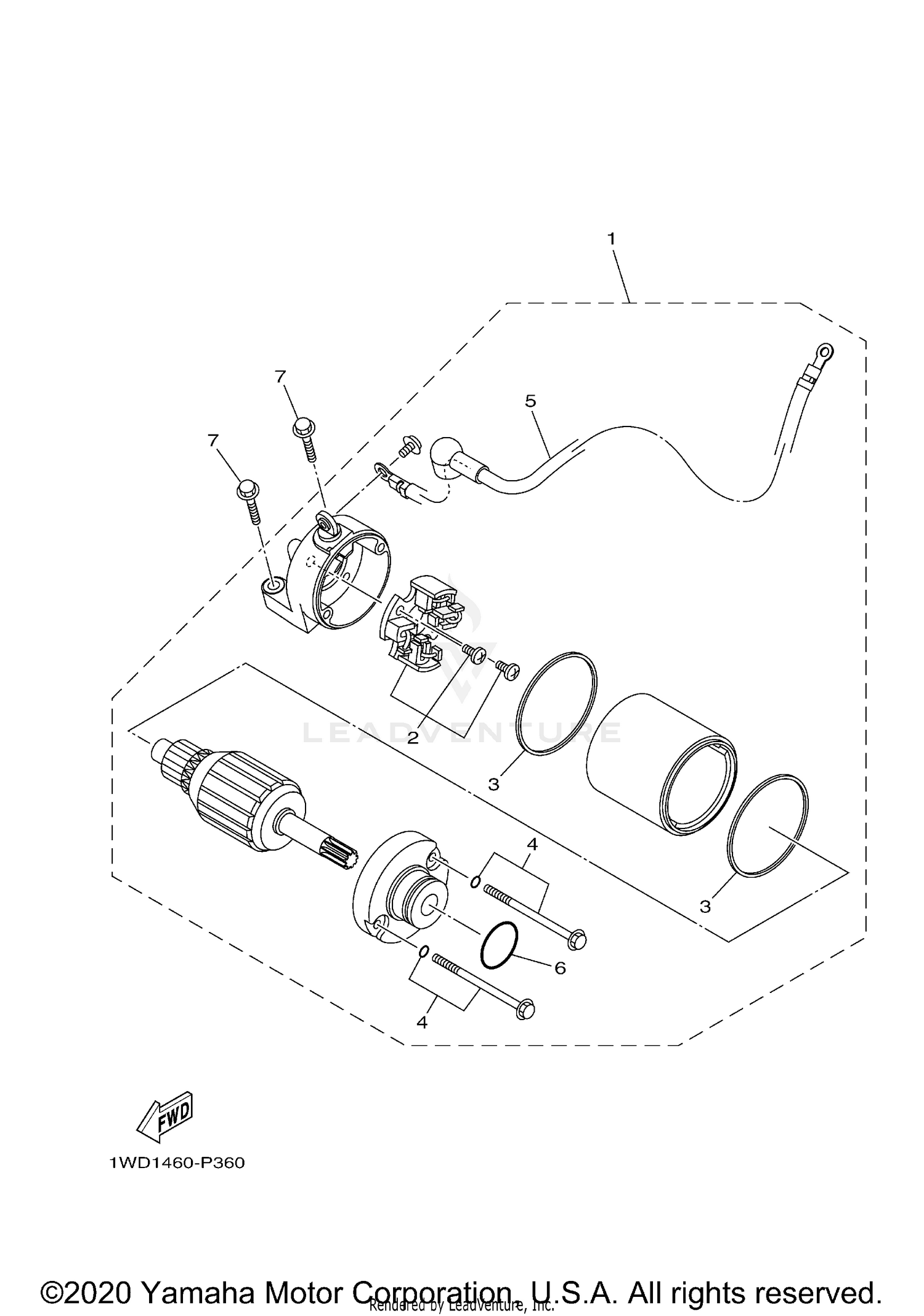 STARTING MOTOR