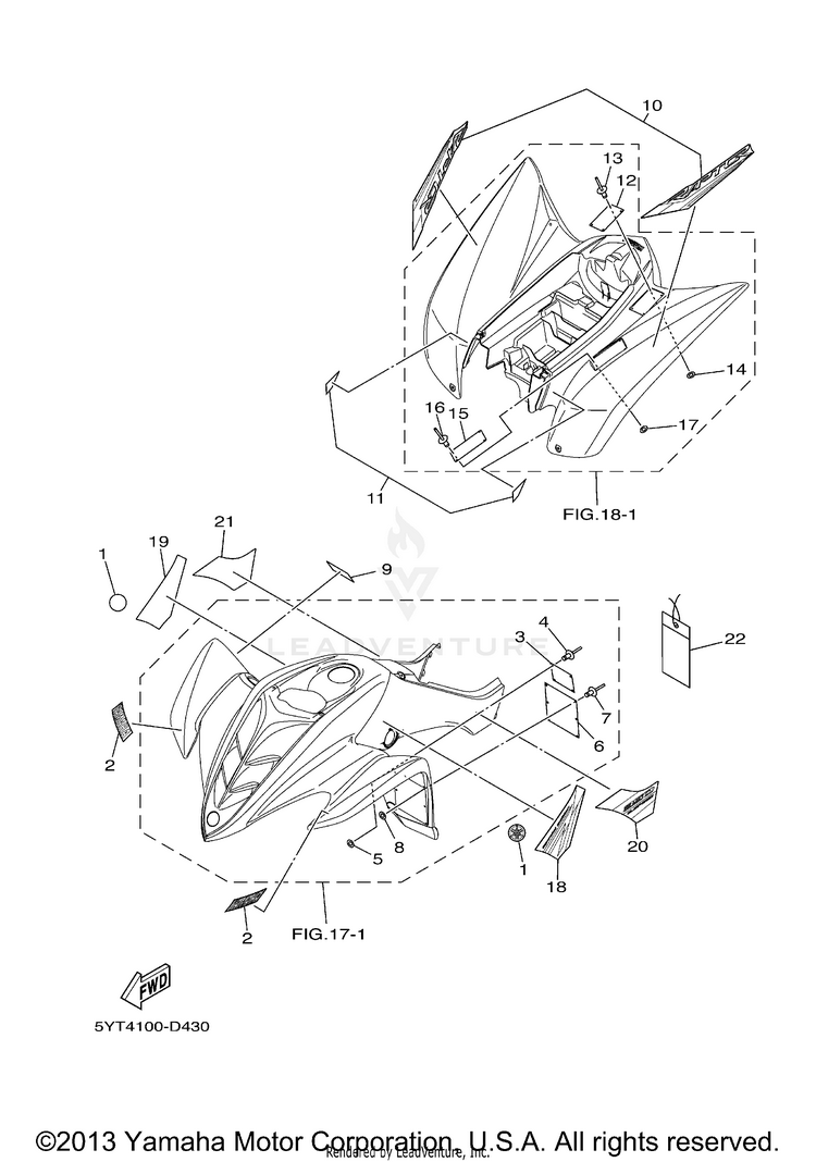 Emblem Label 1 RAPTOR 350 SE - YFM350RSET - 2005 Schematic