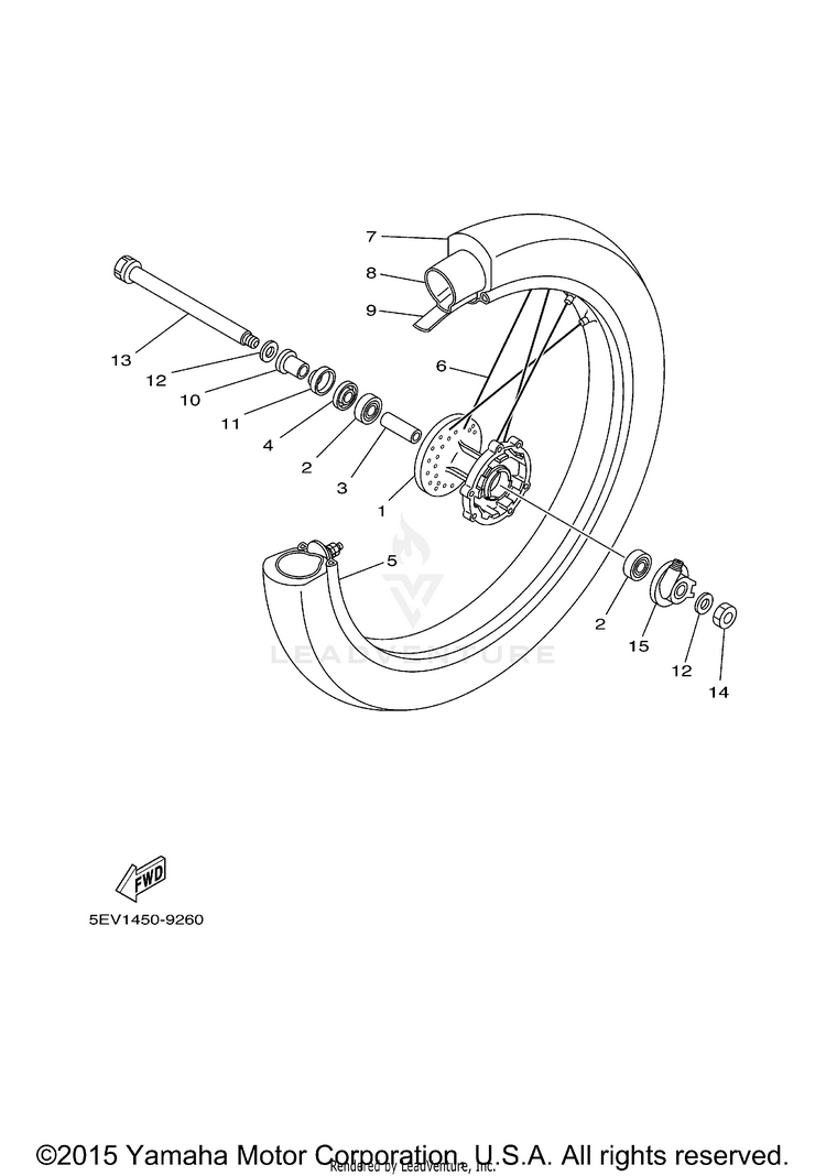 Front Wheel Schematic