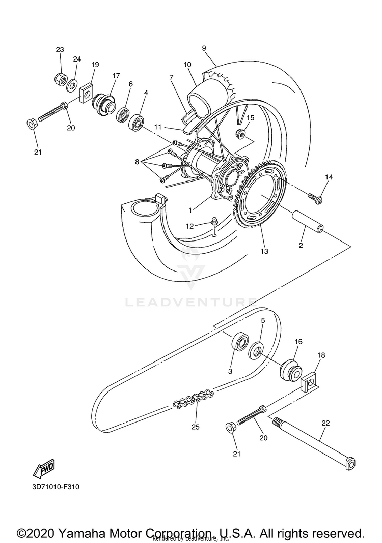 Rear Wheel Schematic