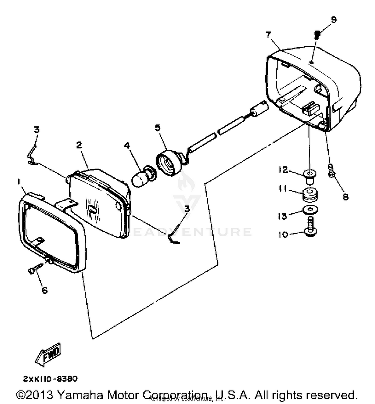 Headlight Schematic