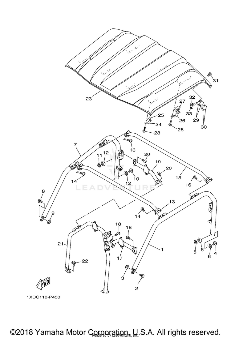 Guard 2 VIKING - YXM700DFG - 2015 Schematic
