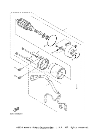 Starting Motor Schematic