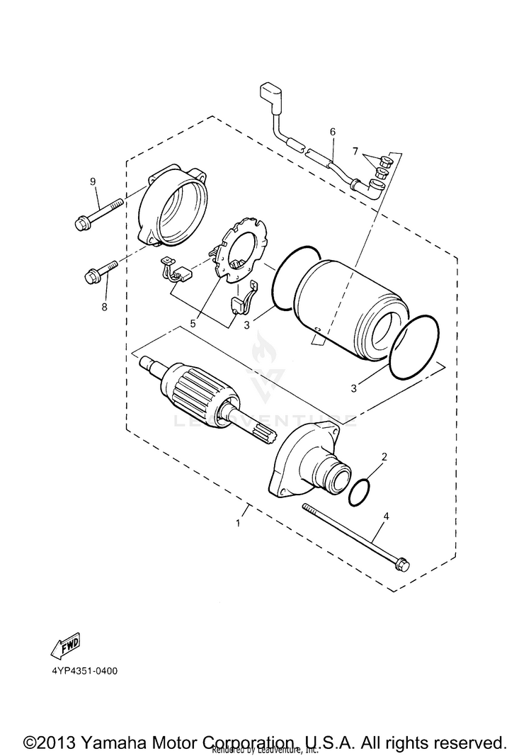 Starting Motor Schematic