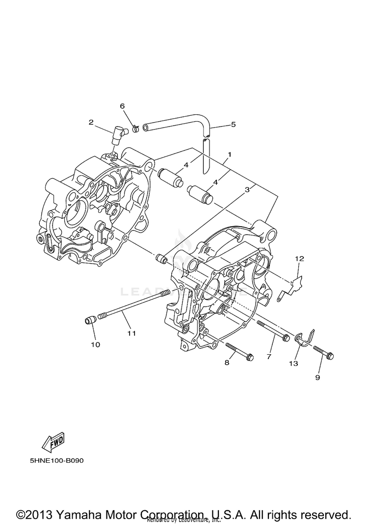Crankcase Schematic