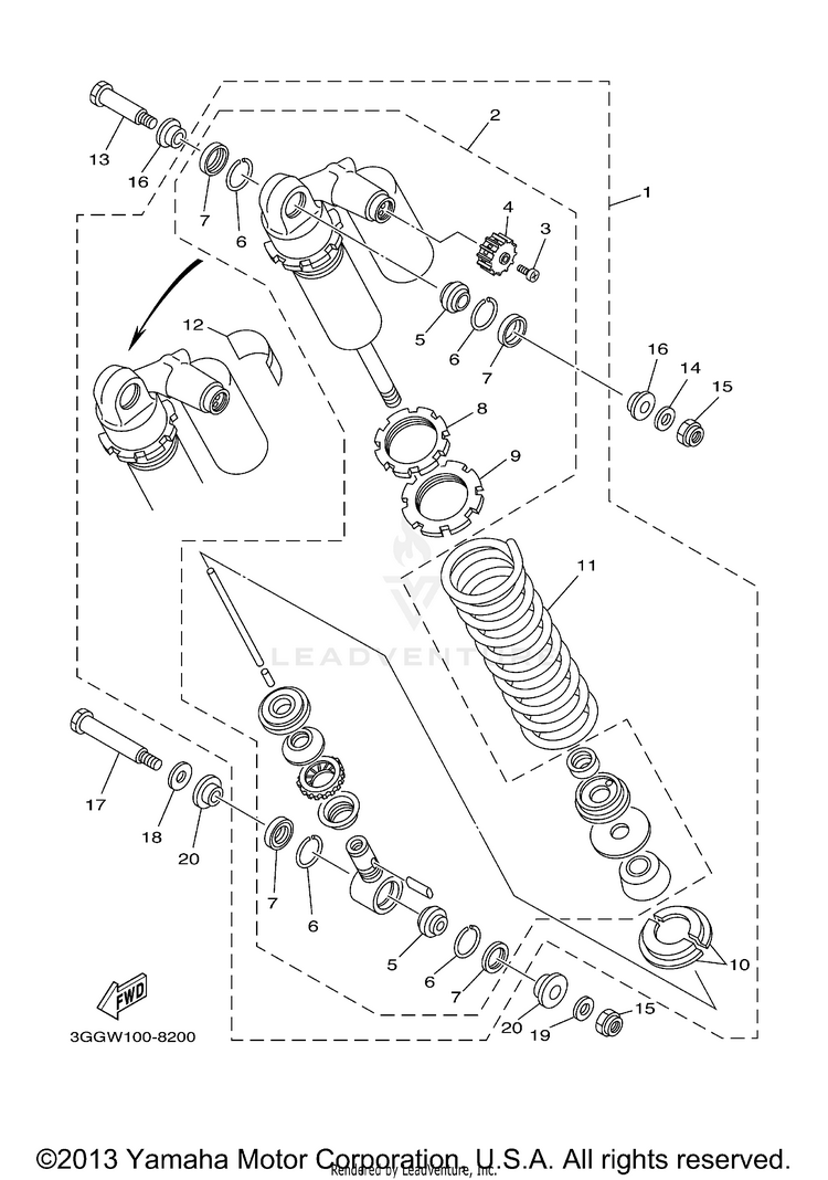 Rear Suspension Schematic